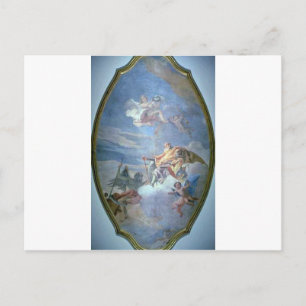Der Triumph des Valors über die Zeit von Giovanni Postkarte