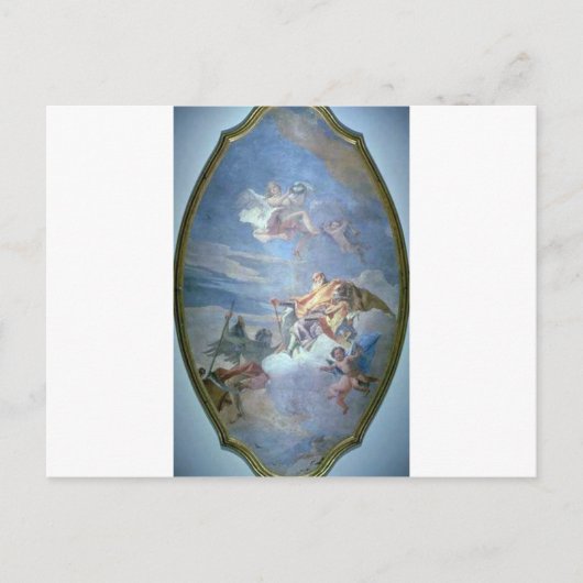 Der Triumph des Valors über die Zeit von Giovanni Postkarte (Vorderseite)