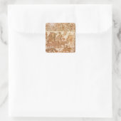 Der Triumph Dionysos Quadratischer Aufkleber (Tasche)