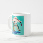 Der Triumph eines jungen Anglers Kaffeetasse (Vorderseite Links)