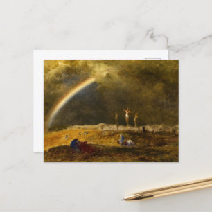 Der Triumph in Calvary, 1874 von George Inness Feiertagspostkarte