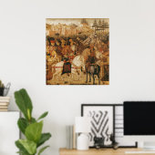 Der Triumph Julius Cäsars Poster (Heimbüro)
