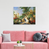 Der Triumph von Bacchus Leinwanddruck (Insitu (Wohnzimmer))