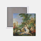 Der Triumph von Bacchus Magnet (Vorderseite/Rückseite)