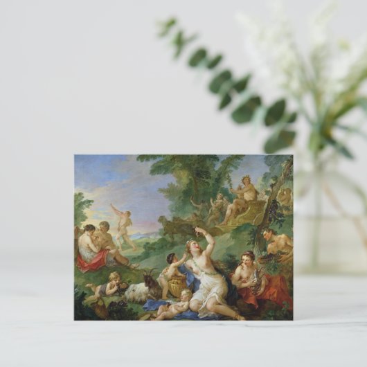 Der Triumph von Bacchus Postkarte (Stehend Vorderseite)