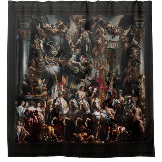 Der Triumph von Frederik Hendrik, Prinz von Orange Duschvorhang (Vorderseite)