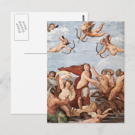 Der Triumph von Galatea Postkarte (Vorne/Hinten)