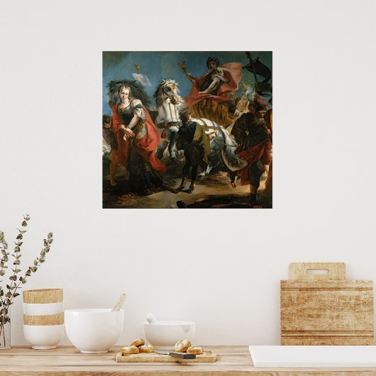 Der Triumph von Marcus Aurelius Poster (Küche)