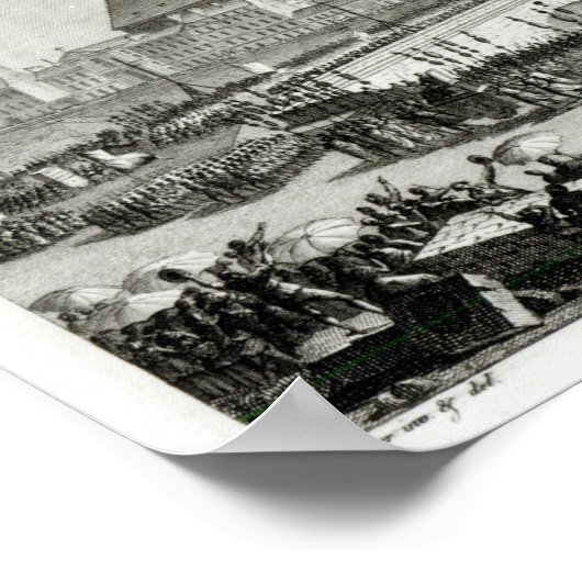 Der Triumph von Voltaire Poster (Ecke)