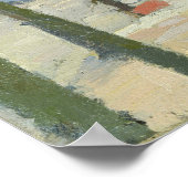 Der Triumphbogen im Herbst in Paris Poster (Ecke)