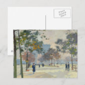 Der Triumphbogen im Herbst in Paris Postkarte (Vorne/Hinten)