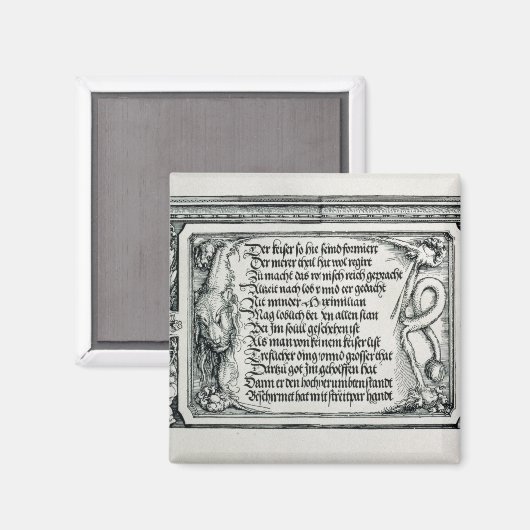 Der Triumphbogen Magnet (Vorderseite/Rückseite)