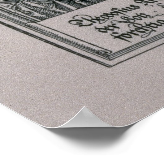 Der Triumphbogen von Kaiser Maximilian I Poster (Ecke)