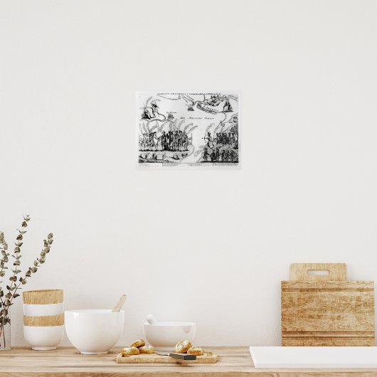 Der Triumphe der Freiheit oder der Fall Poster (Küche)