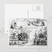 Der Triumphe der Freiheit oder der Fall Postkarte (Vorne/Hinten)