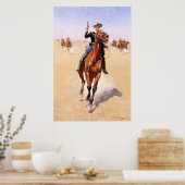 Der Trooper von Frederic Remington Poster (Küche)