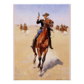 Der Trooper von Frederic Remington Poster (Vorderseite)