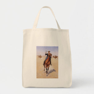 Der Trooper von Frederic Remington Tragetasche