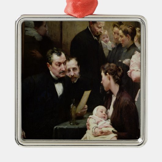 Der Tropfen von Milch Bellevilles: Doktor Variots Silbernes Ornament (Vorne)