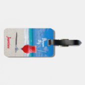 Der tropische Blaue Ozean Traum Big Gepäckanhänger (Rückseite horizontal)