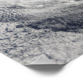 Der tropische Cyclone Jacob nähert sich Australien Poster (Ecke)