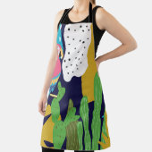 Der tropische Dschungel verlasse mit Papageien. Su Schürze (InSitu)