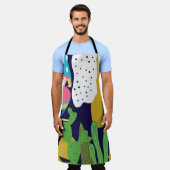 Der tropische Dschungel verlasse mit Papageien. Su Schürze (Getragen)