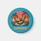 Der tropische Fluchtzirkel der Coolen Katze tagträ Magnet (Vorne)