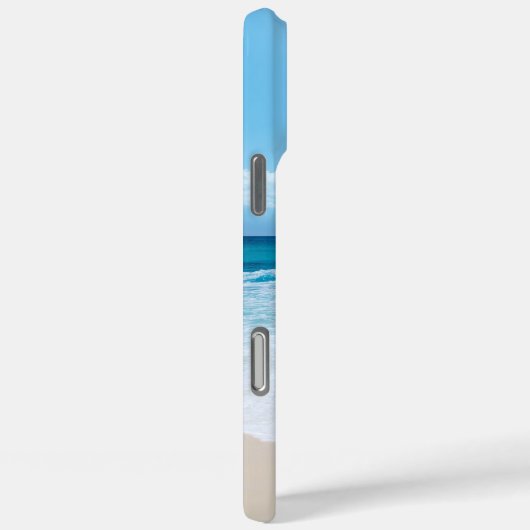 Der tropische Sandstrand Case-Mate iPhone Hülle (Rückseite / Rechts)