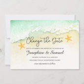 Der tropische Sommer des Ozeans verändert das Datu Einladung (Vorderseite)