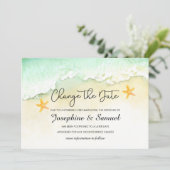 Der tropische Sommer des Ozeans verändert das Datu Einladung (Stehend Vorderseite)