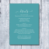 Der tropische Strand von Aquarell Einladung