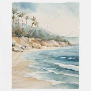 Der tropische Strand von Banket wacht über die bla Fleecedecke