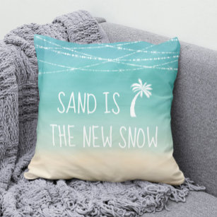 Der tropische Winter Beach Sand ist der neue Schne Kissen