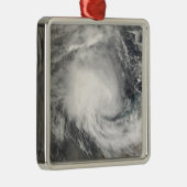 Der tropische Zyklon Nicholas nähert sich Australi Ornament Aus Metall (Rechts)