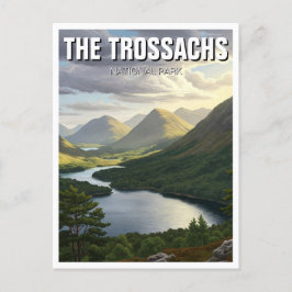 Der Trossacher Nationalpark Schottland Travel Postkarte