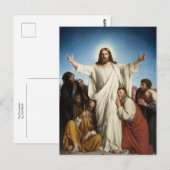 Der Tröster von Carl Bloch Postkarte (Vorne/Hinten)