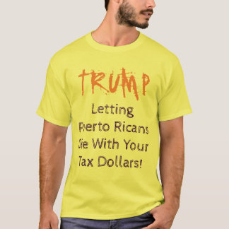 Der TRUMPF, der Puertorikaner lässt, die Shirt