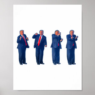 Der Trumpty-Tanz Trump-Tanz 4. Juli _1 Poster