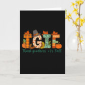 Der Truthahn ist nicht das einzige im Ofen Pregna Karte (Gelbe Blume)