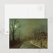 Der Trysting Tree von John Atkinson Grimshaw Postkarte (Vorne/Hinten)