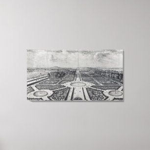 Der Tuileries Garten Leinwanddruck