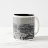 Der Tuileries Garten Zweifarbige Tasse (VorderseiteRechts)