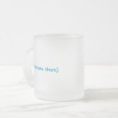 Der Tumor-Grundlagen-Glas-Tasse der Kinder Mattglastasse (Vorderseite Links)