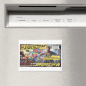 Der Tupperware-Panik-Lustiger Comic-Magnet Magnet (In Situ (Geschirrspüler))