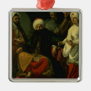 Der türkische Botschafter und sein Gefolge an der Ornament Aus Metall