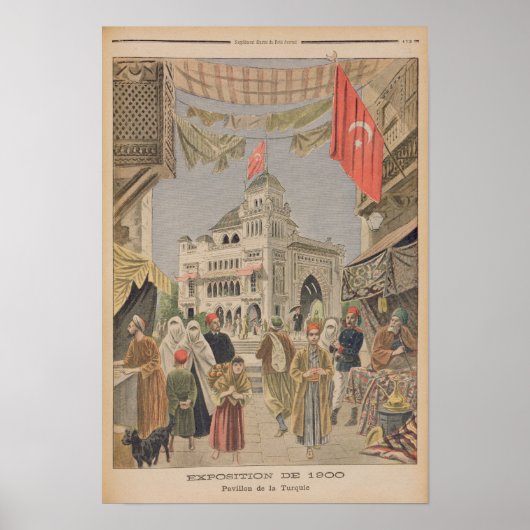 Der türkische Pavillon im Universellen Poster (Vorne)
