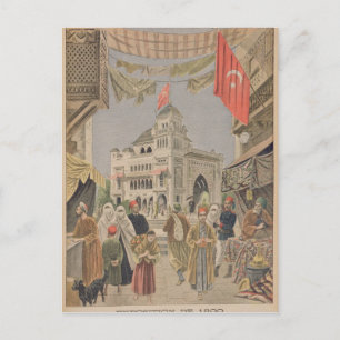 Der türkische Pavillon im Universellen Postkarte