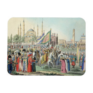 Der türkische Sultan, der seine Janissaries Magnet