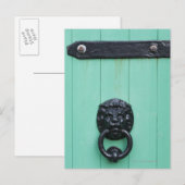Der Türknauf des Gardners Postkarte (Vorne/Hinten)